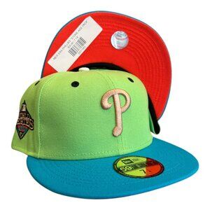 New Era Philadelphia Phillies 59FIFTY Fitted Hat 2008 World Series Patch